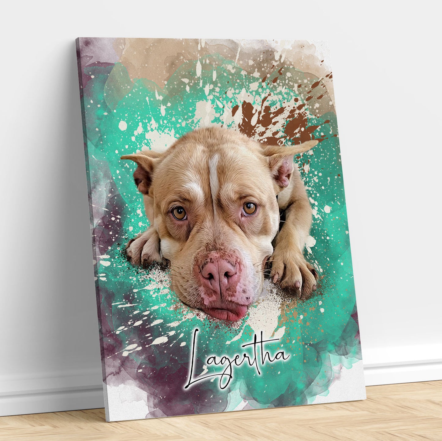 Portrait Aqua Art