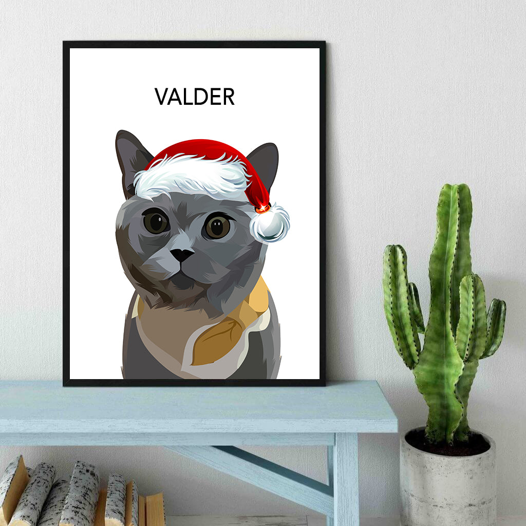 Portrait Simpliste - Édition Noël