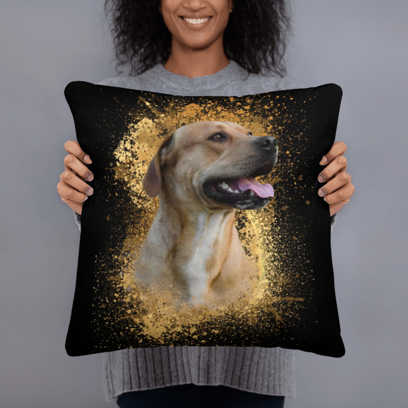 Coussin Personnalisé-Style Aquarelle
