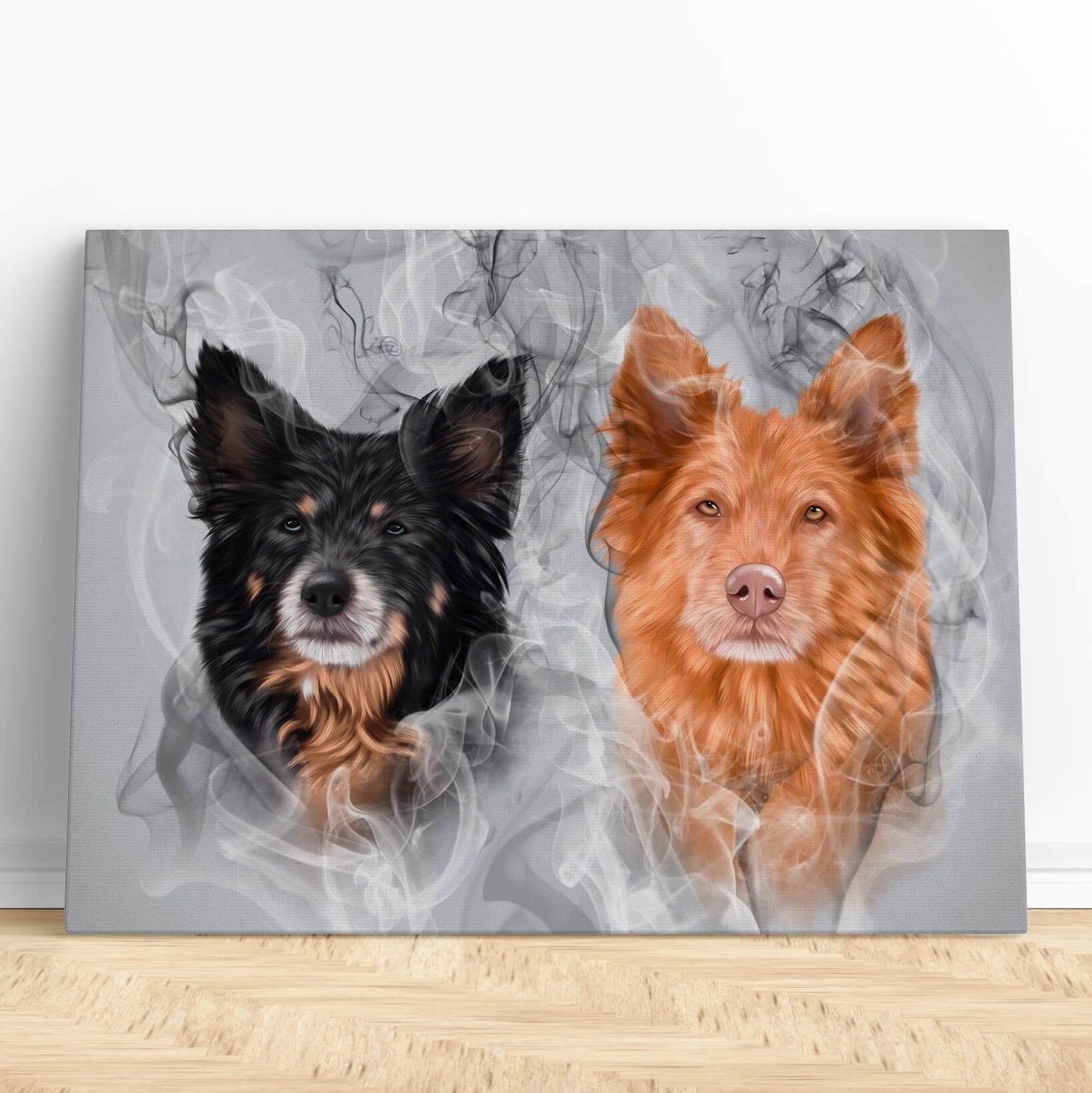 Portrait Smoke Art - Duo