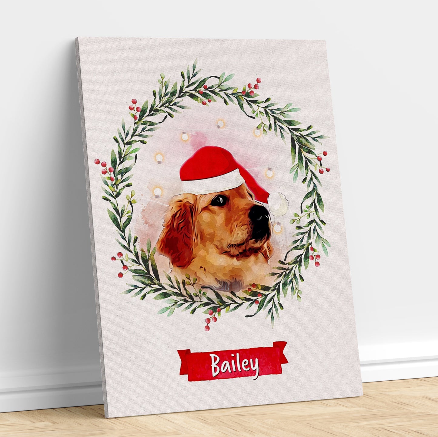 Portrait Couronne de Noël
