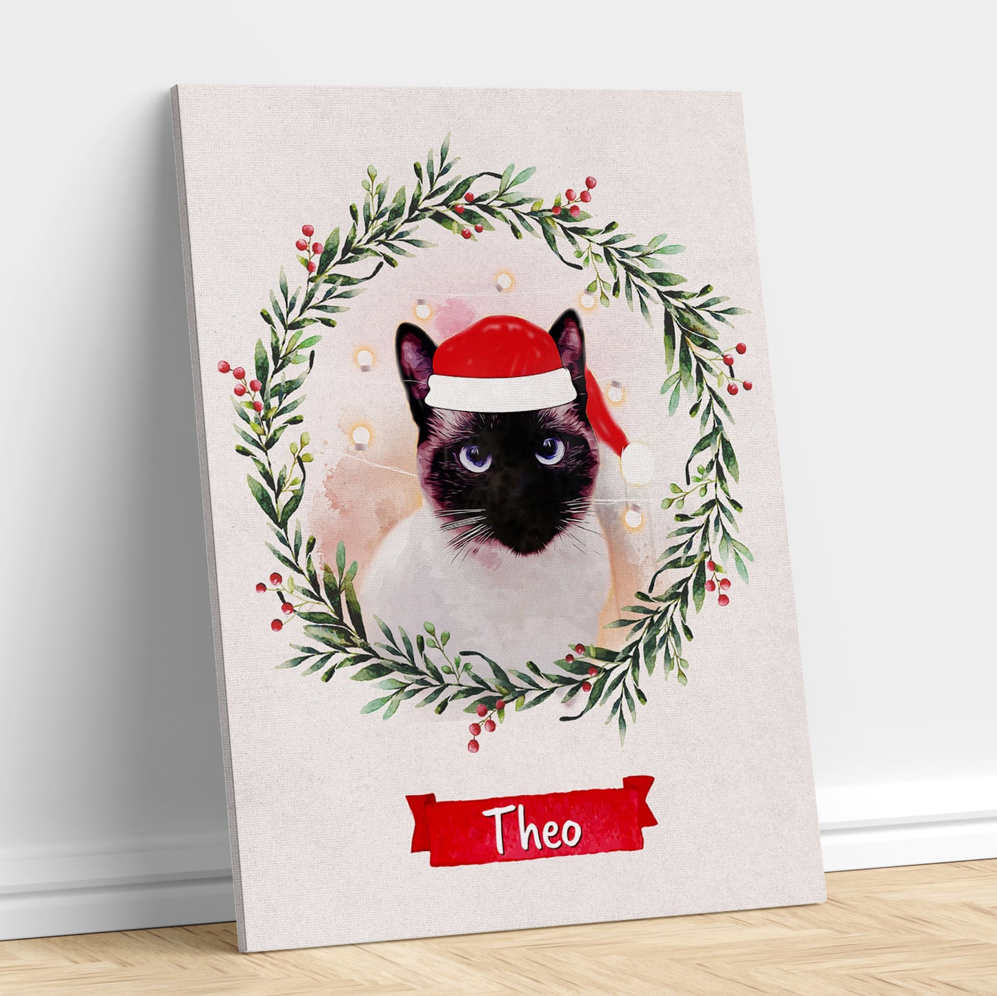Portrait Couronne de Noël