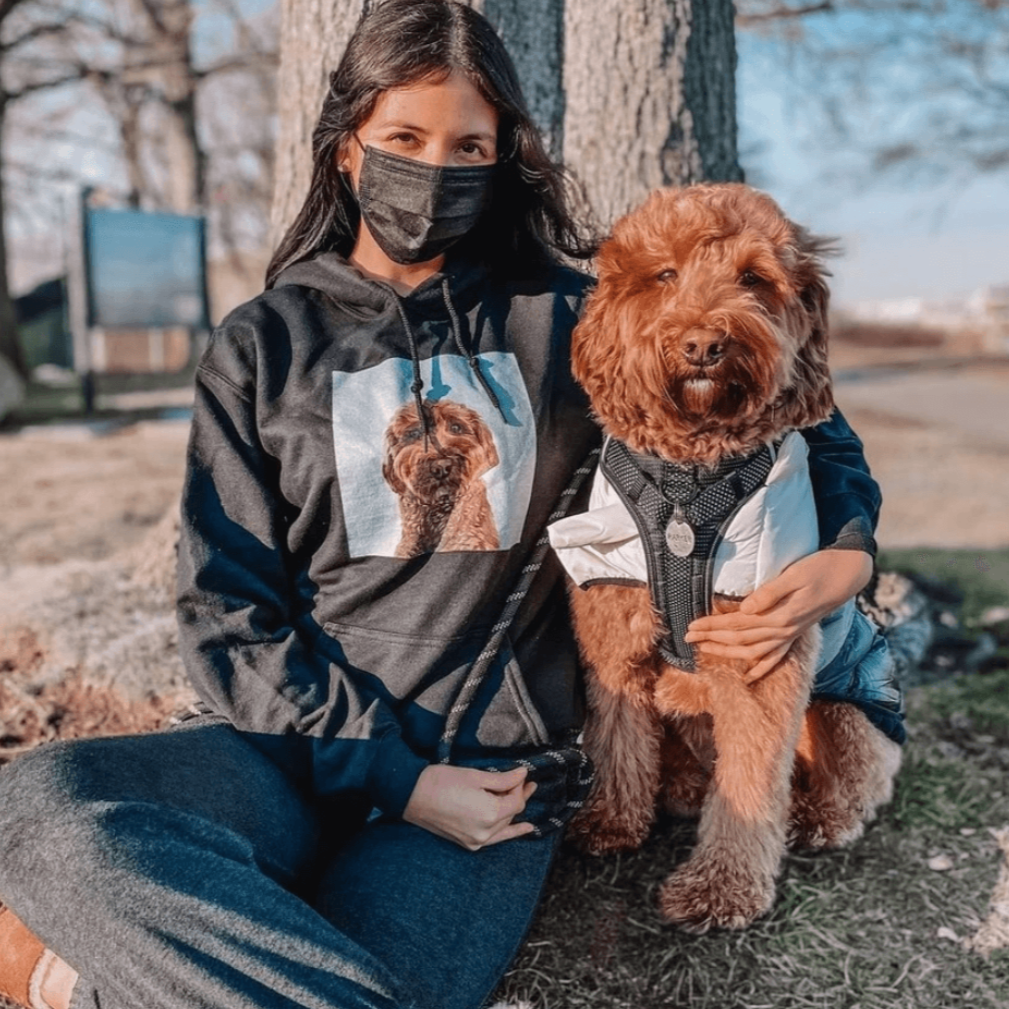 Sweat à capuche Unisex - Noir